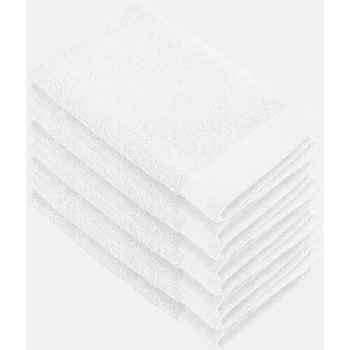 Walra Gastendoek - Soft Cotton - Set van 8 - Hotel Kwaliteit - 100% katoen - 550 g/m² - 30x50 cm - Wit