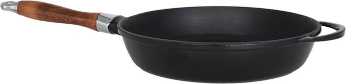 Lava Koekenpan - 24 cm - 2.0 liter - Gietijzer - Zwart