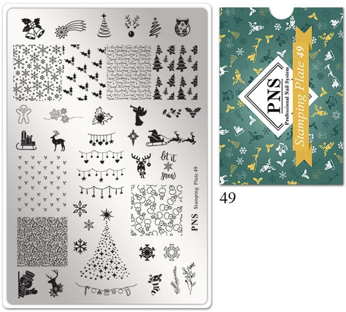 PNS Stamping Plate 49 X-MAS