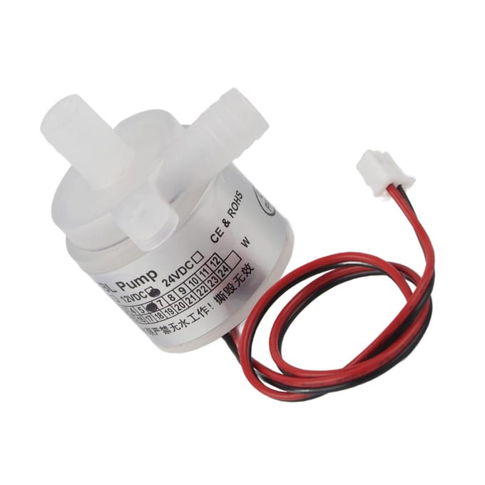 1 stuks Witte Mini Voedselkwaliteit Borstelloze Waterpomp 12V DC 6W voor Medische Instrumenten