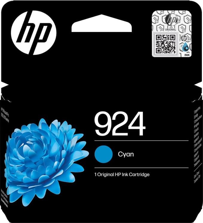 HP Inktcartridge 924 (4K0U3NE) Cyaan