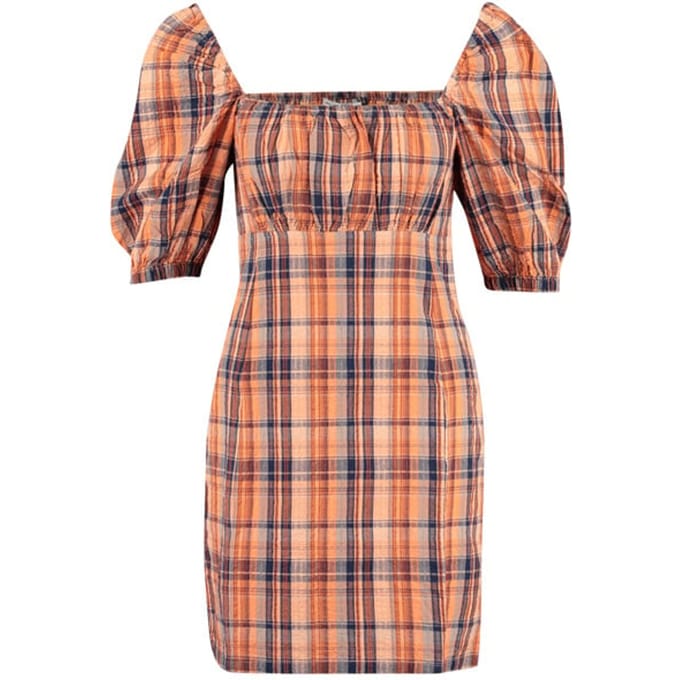 America Today Dora Orange/blue Taglia: M | Abiti Mini Outlet | Donna | Arancione
