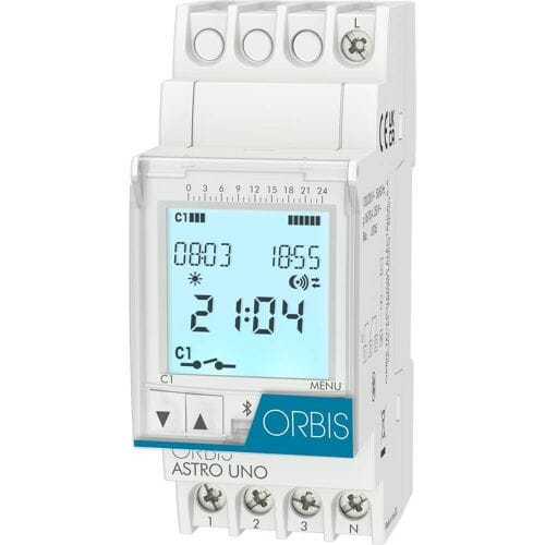 ORBIS Zeitschalttechnik OB178112 Schakelklok voor DIN-rails ASTRO UNO 230 V/AC Astronomisch, Dagprogramma, Weekprogramma