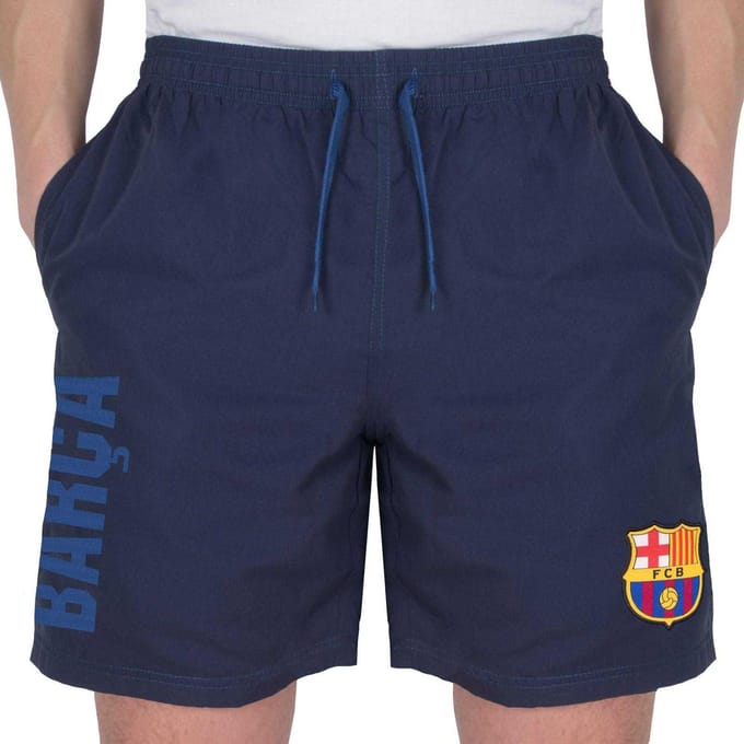 FC Barcelona Heren Polyester Shorts S marineblauwe kleur