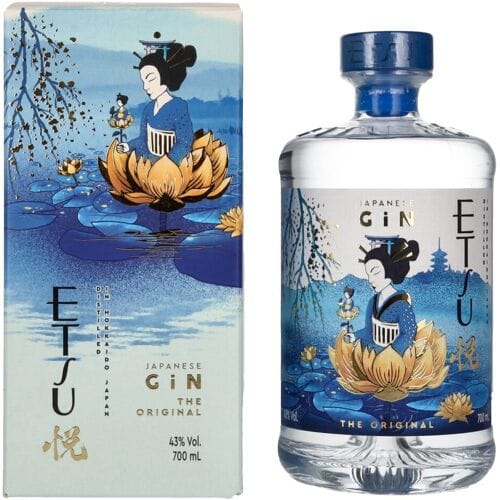 Etsu Gin Etsu Japanese Handcrafted Gin The Original 43% Vol. 0,7l in geschenkverpakking