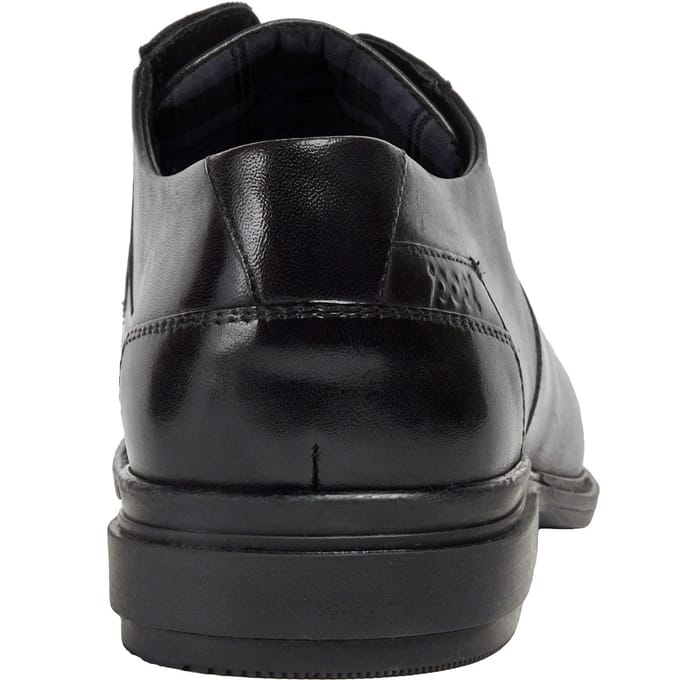Pod Savage Leer/Textiel Heren Zwart Veterschoenen