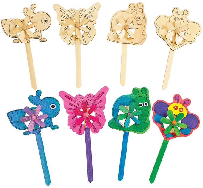 Colorations - Make Your Own Garden Windmills 12pcs.