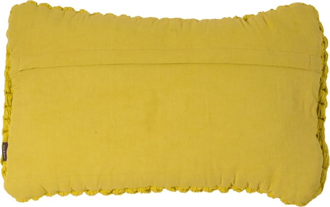 Karson Rope kussen geel 30x50cm