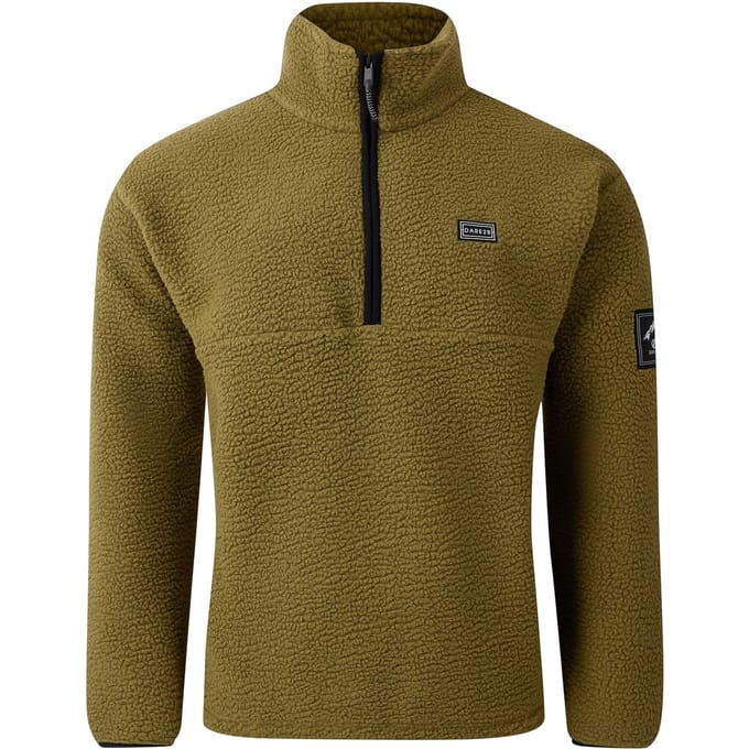 Dare 2B Heren Twin Tip Half Zip Fleecejack (Martini-olijfje)