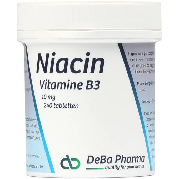 DeBa Pharma Niacin 10mg 240 Tabletten