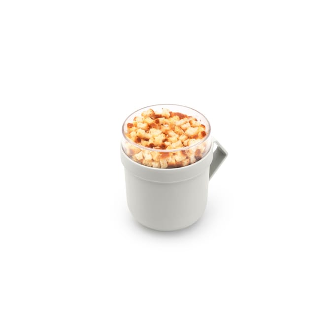 Brabantia Make & Take Soepbeker To Go - 600 ml - Kunststof - Light Grey