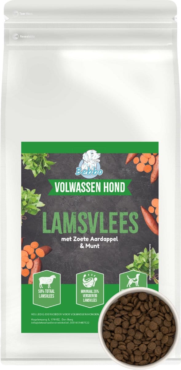 Bebbo Hondenbrokken - LAM - 2KG