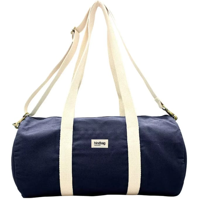 Hindbag weekendtas Simon - Marine – 100% biologisch GOTS katoen