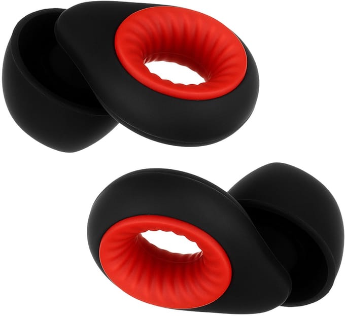 EarPlug - Serie - Zatyczki voor Oren - Siliconen - Czerwono-Czarny