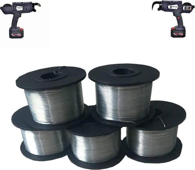Rekx® Rebartier Vlechtdraad - Binddraad voor Accu-vlechtmachine - 20 Rollen
