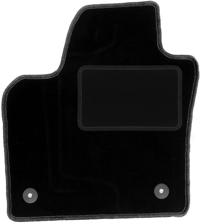 Bestuurdersmat zwart voor: Volkswagen Polo VI hatchback (2017-)