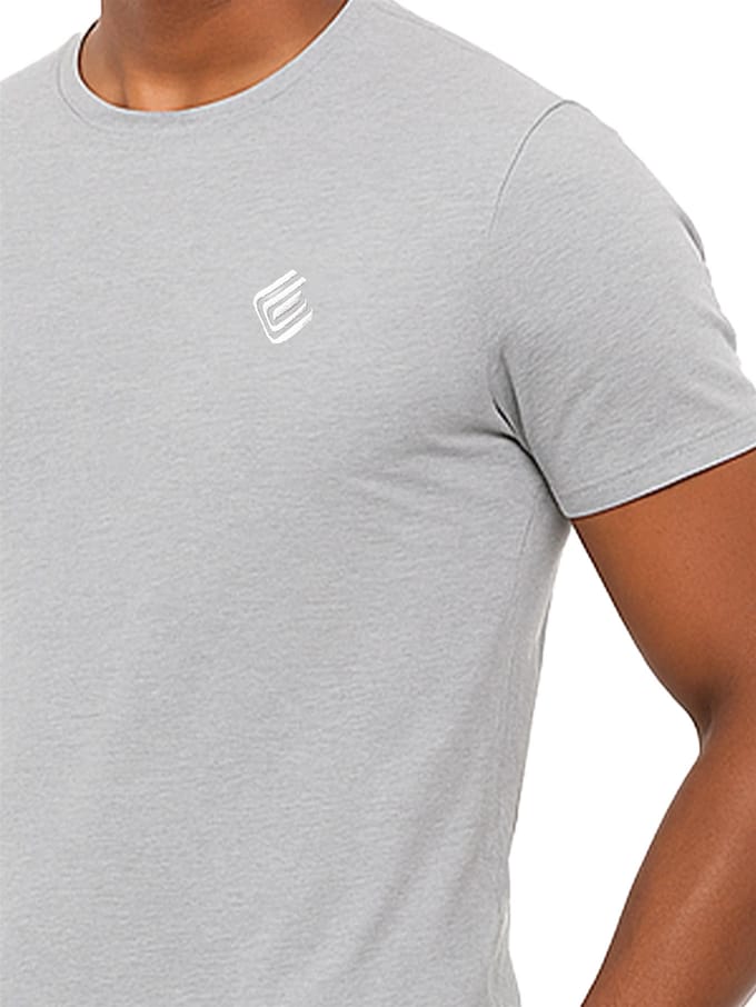 Enzo | Heren Slim Fit T-shirt & Fleece Shorts Set
