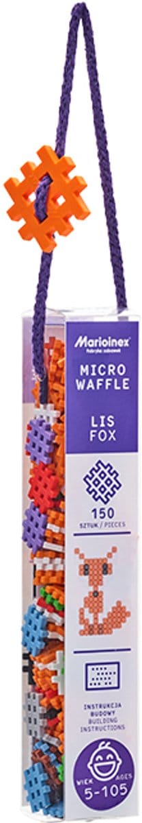 Micro wafel blokken vos 150 stuks - Marioinex - vanaf 5 jaar