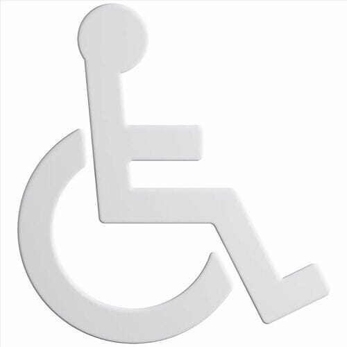 HEWI Series 477/801 Symbol Barrier-free 801.91.030 98