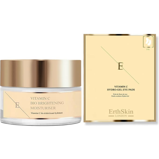 Vitamine C Bio Brightening Moisturiser 50ml + Vitamine C Hydrogel Oogkompressen x 5