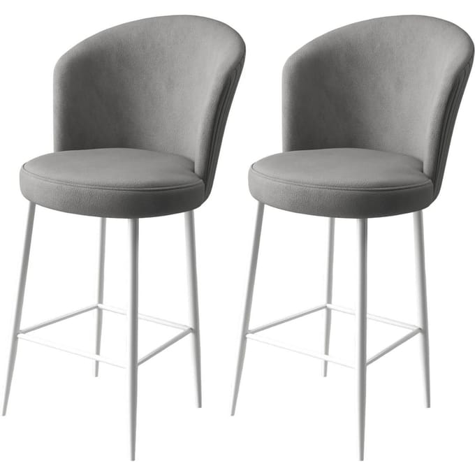 Set van 2 barkrukken Alte velvet | Atelier Del Sofa