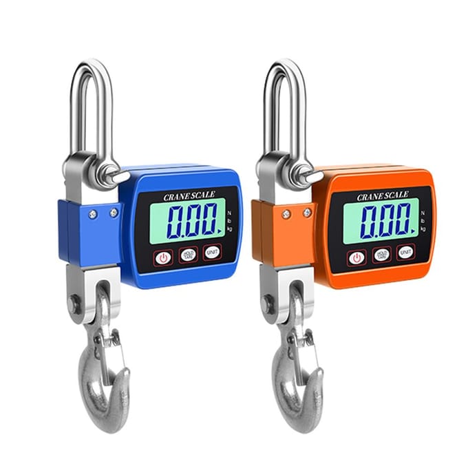 Hancaner Affichage LCD Numérique Balance à Grue 0.05500kg Portable Industrielle Électronique Robuste orange