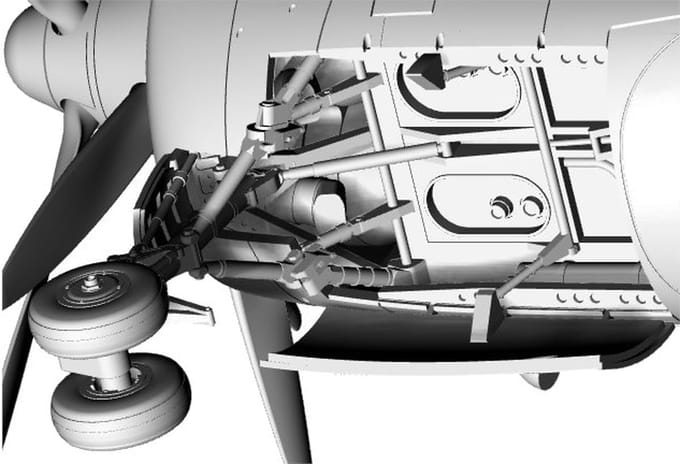 Modèle en plastique d'avion d'alerte avancée de bord Sword Fairey Gannet SWD48014 1/48 AEW.3 gray