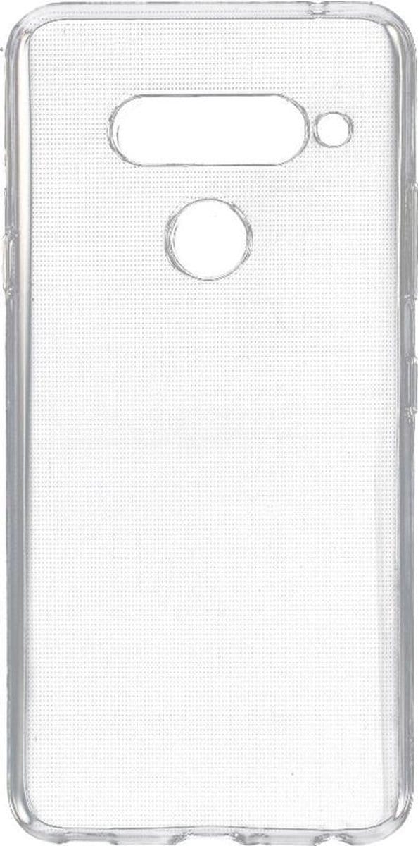 Shop4 - LG V40 ThinQ Hoesje - Zachte Back Case Transparant