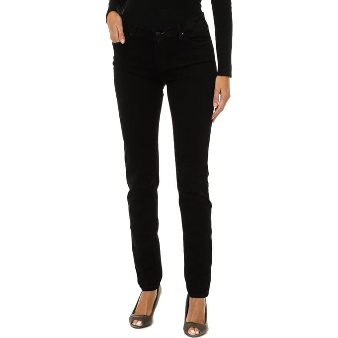 Lange stretch denim damesbroek 6Y5J28-5D2RZ