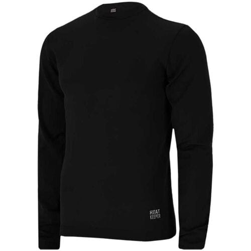 Heatkeeper - Thermoshirt - Heren - Basic Naadloos Zwart - Maat M/L