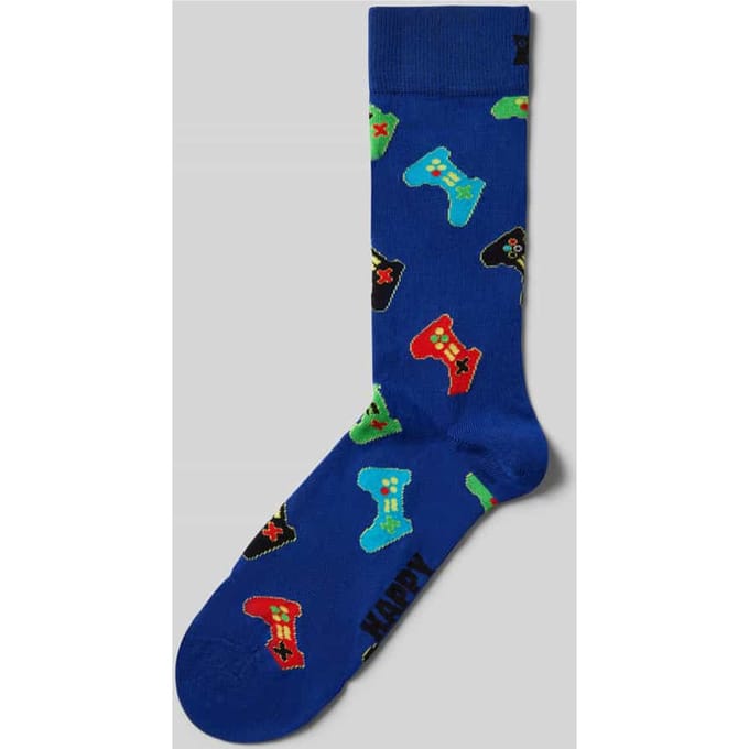 Happy Socks Controller Sock - unisex sokken - blauw - Unisex - Maat: 41 - 46