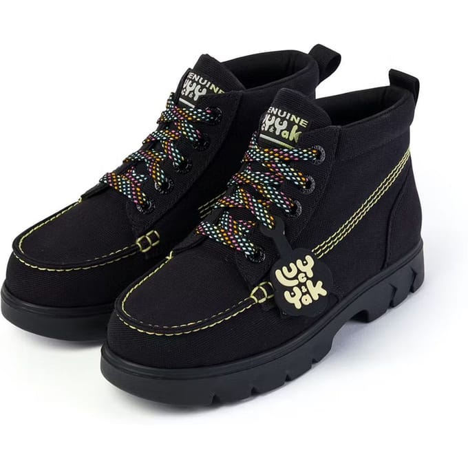 Kickers Hi x Lucy Dames Zwart Laarzen