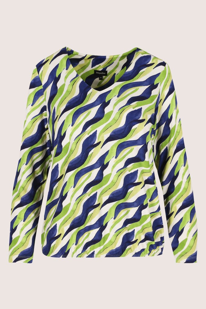 Jersey Blouse Op Elastiek