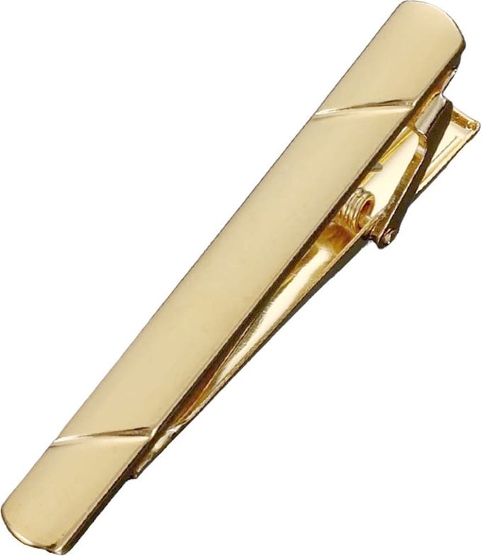 Fako Bijoux® - Dasspeld - Deluxe - Model David - 50mm - Goudkleurig