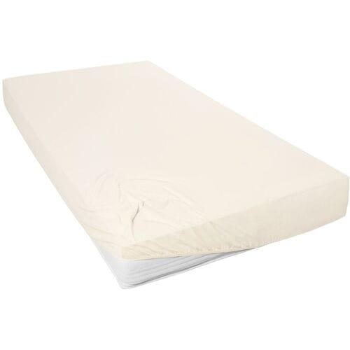 Primera Jersey hoeslaken (Ecru, 90-100 x 200 cm)