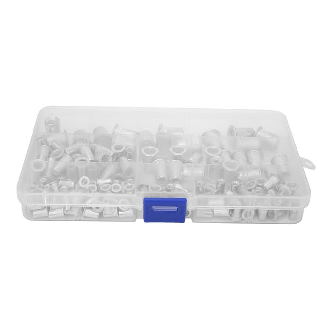 150 stuks M3 M4 M5 M6 M8 Aluminium Klinkmoer Draadinzetmoeren Kit Hardware Bevestigingsmiddelen