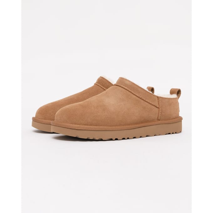 UGG® Classic Micro for Women in Brown, Size 6, Suede/Polyester/Leather