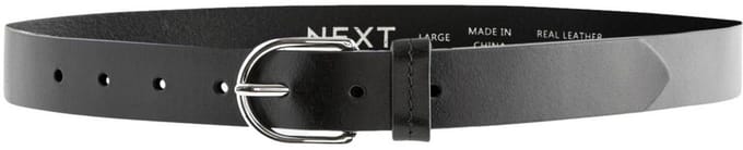 Next - Dames - Standaard leren riem - Zwart