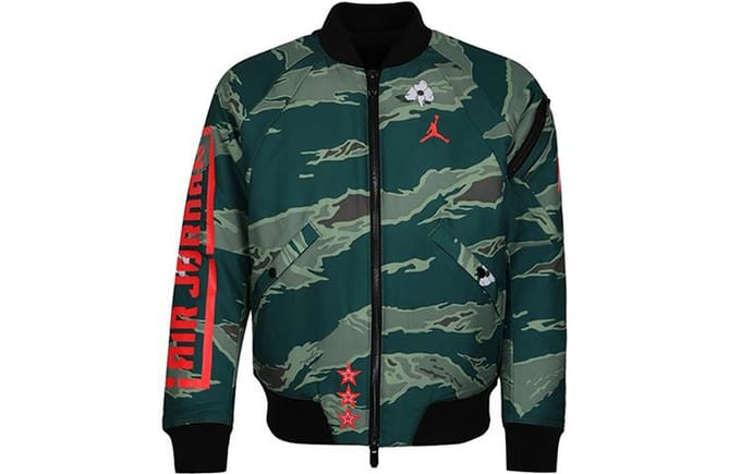 Jordan Flight Pufferjassen Heren Baseballkraag Matig Overig XL blue
