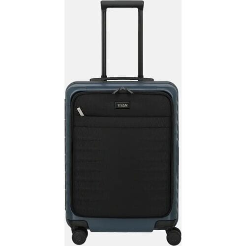 Titan Upgrade Overseas handbagage koffer frontpocket 55 cm midnight blue