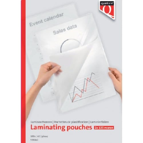 Lamineerhoes Quantore A3 2x125micron 100 stuks