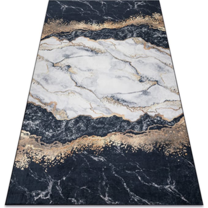 Kleden Rugsx ANDRE 1124 tapijt wasbaar marmer antislip - 160x220 cm