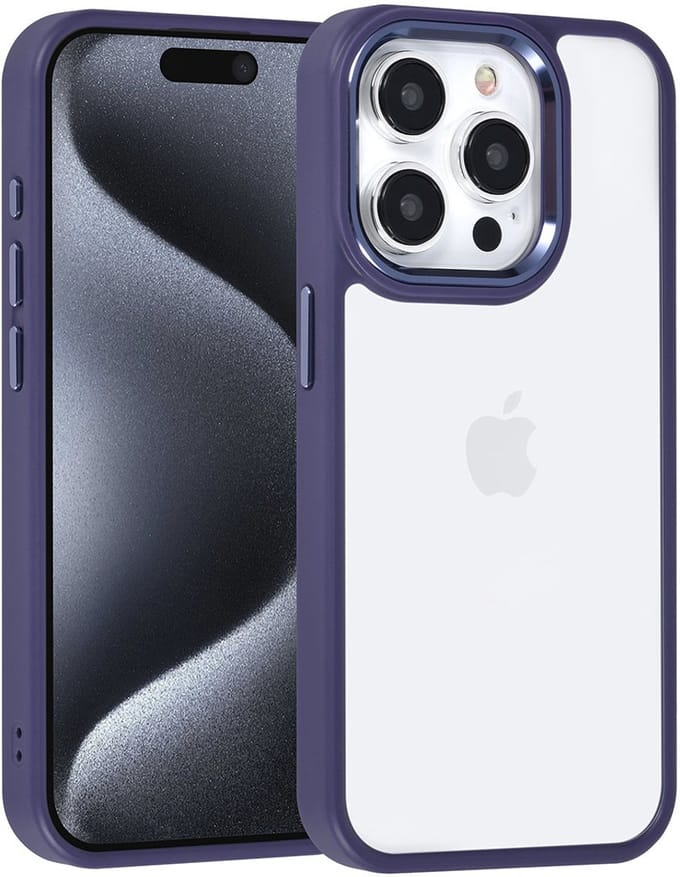 UNIQ Accessory Back Cover - Apple iPhone 15 Pro - Paars - Strak Design met Valbescherming