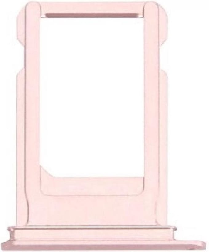 iPhone 7 Plus simkaart houder roze goud
