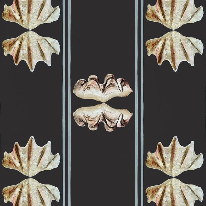 Behang La Mer zwart