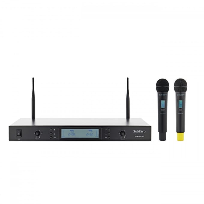 SubZero VOXLINK-2DH Digitaal Draadloos Handmicrofoonsysteem