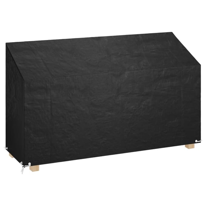 vidaXL - Tuinbankhoes - met - 8 - oogjes - 210x70x70/88 - cm - polyetheen