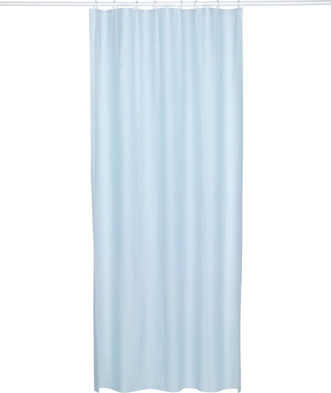 Largo Douchegordijn - Kort - Blauw - Kela