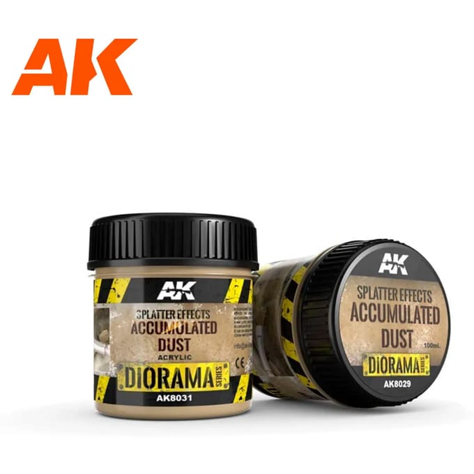Modelverf AK Interactive Dioramas Splatter Effects Accumulated Dust
