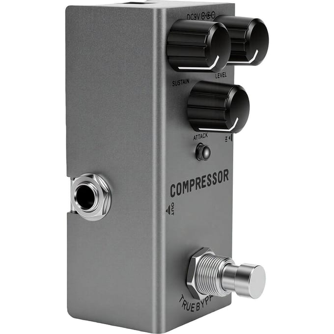 Gitaar Compressor Pedaal 3 Knoppen Dubbele Modus True Bypass Soort Compressor Effect